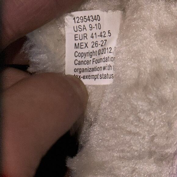 National Breast Cancer Foundation | Scuff Slipper Size L (9/10) - Picture 6 of 7